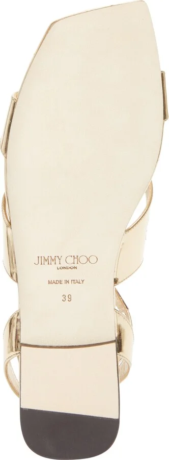 Ayla Ankle Strap Metallic Sandal - Image 6