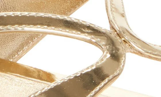 Ayla Ankle Strap Metallic Sandal - Image 7