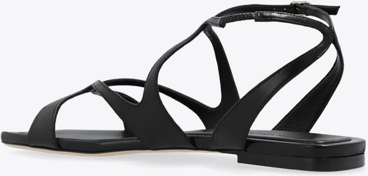 Ayla Nappa Leather Flat Sandals - Image 2
