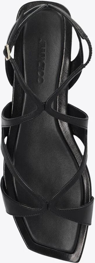 Ayla Nappa Leather Flat Sandals - Image 3