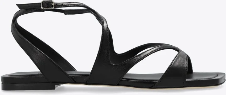 Ayla Nappa Leather Flat Sandals