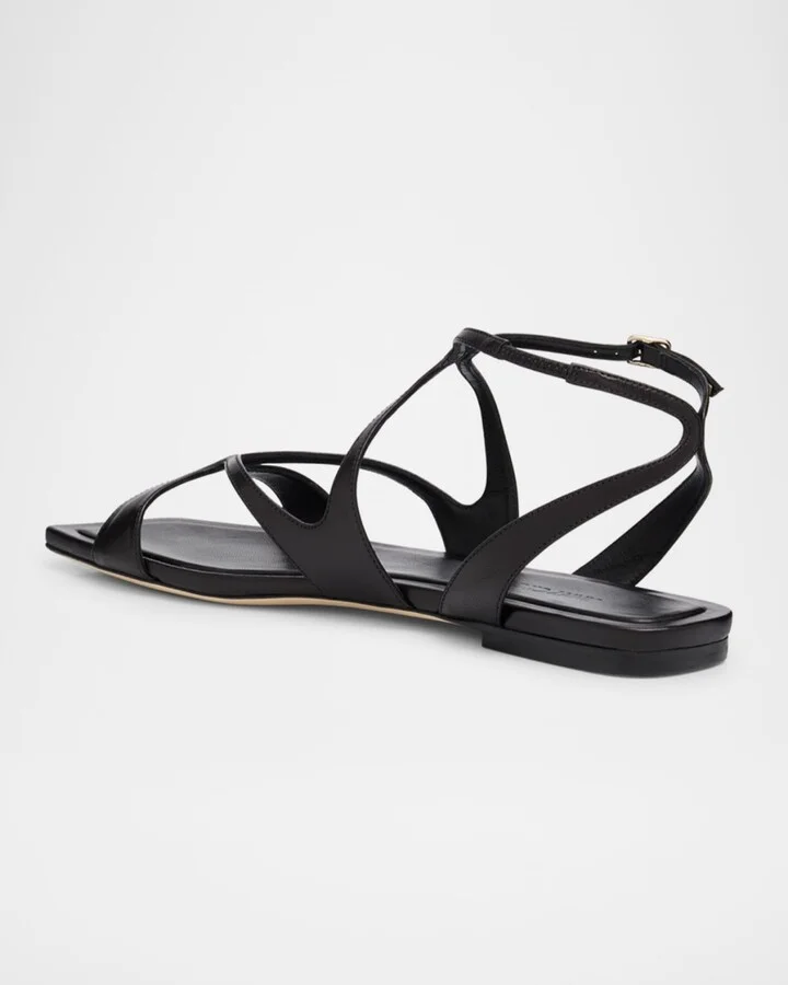 Ayla Strappy Leather Sandals - Image 7