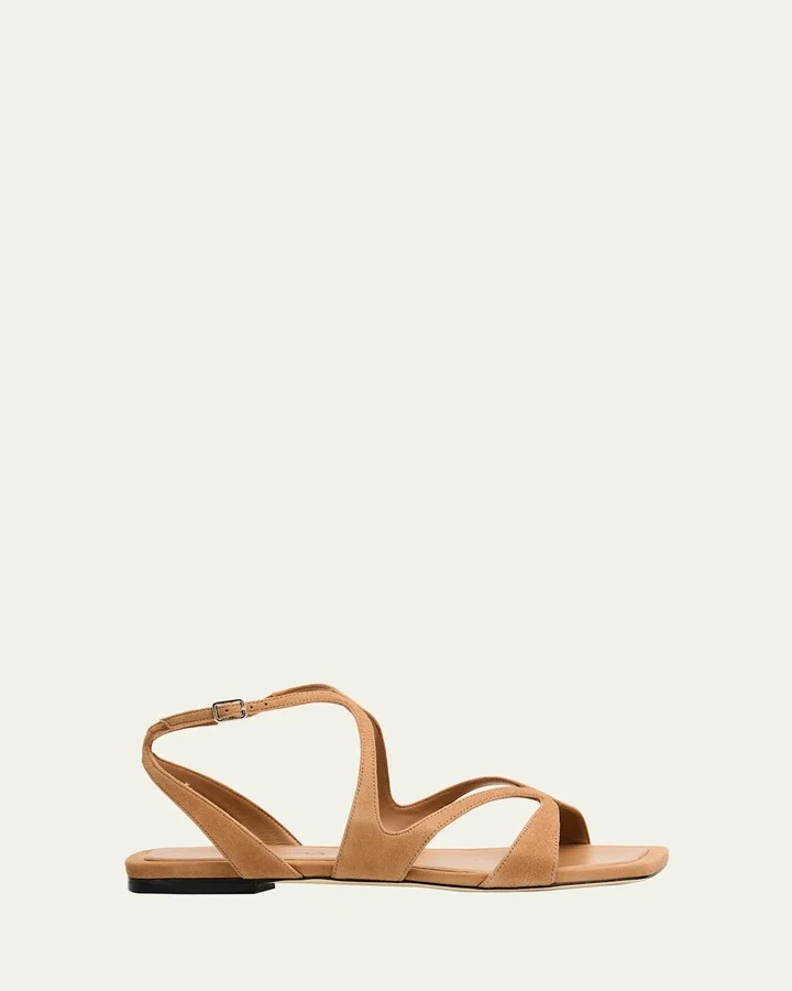 Ayla Suede Flat Sandals