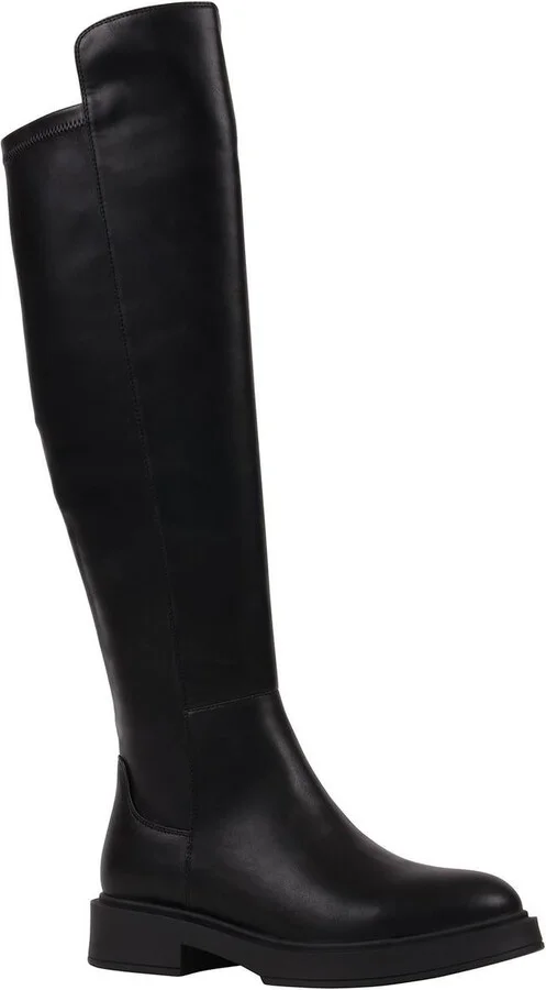 AYLA Womens Zipper Manmade Over-The-Knee Boots