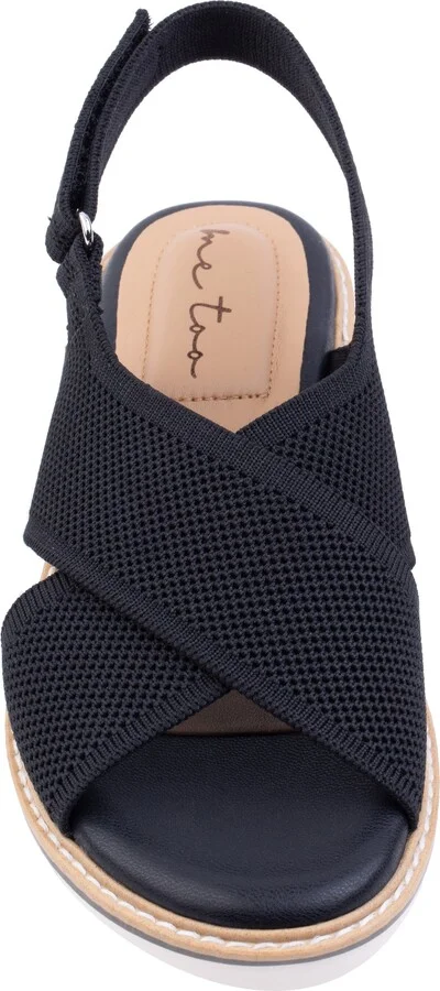 Azania Slingback Platform Wedge Slide Sandal - Image 4