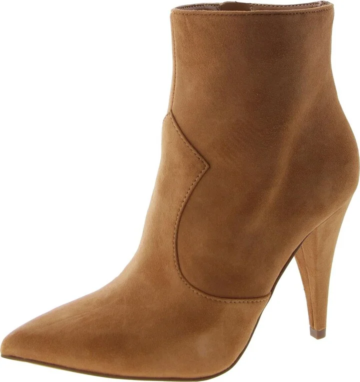 Azentela Womens Padded Insole Pointed Toe Booties