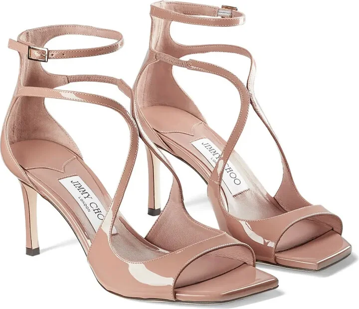 Azia 75mm patent-leather sandals - Image 2