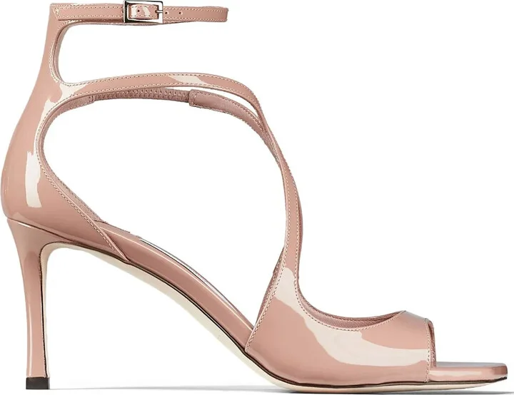 Azia 75mm patent-leather sandals