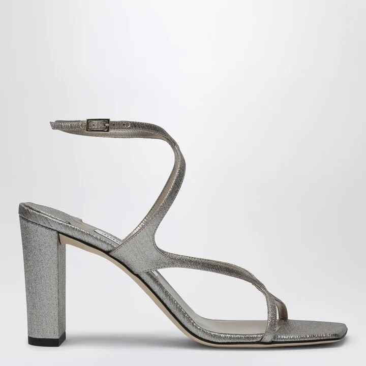 Azia 85 Sandal in metallic leather