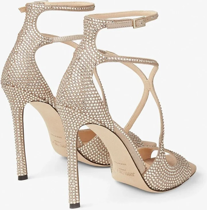 Azia 95 Crystal-Embellished Sandals - Image 2