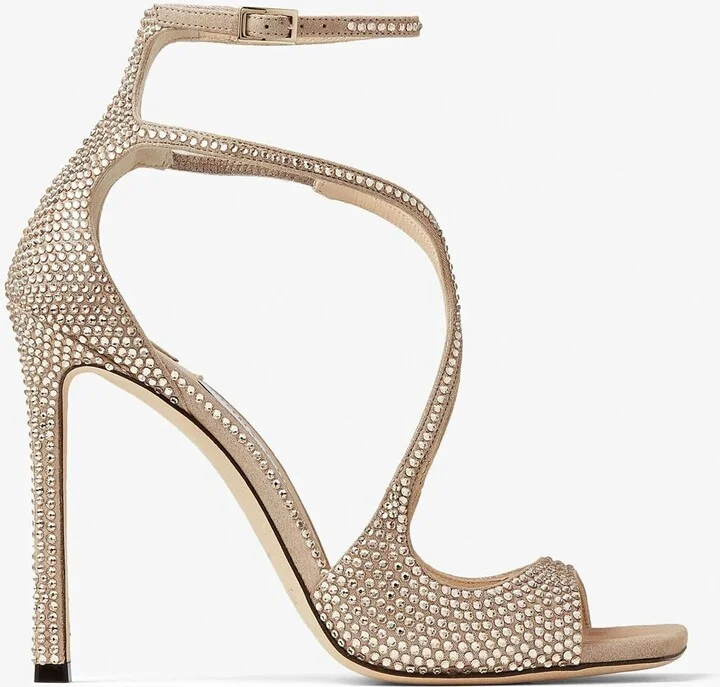 Azia 95 Crystal-Embellished Sandals