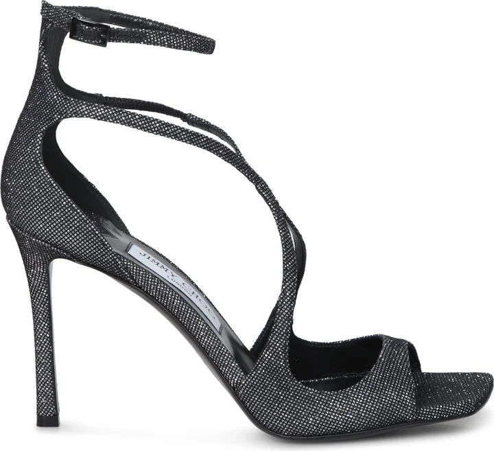 Azia 95 Glitter Cosmo Black Sandals