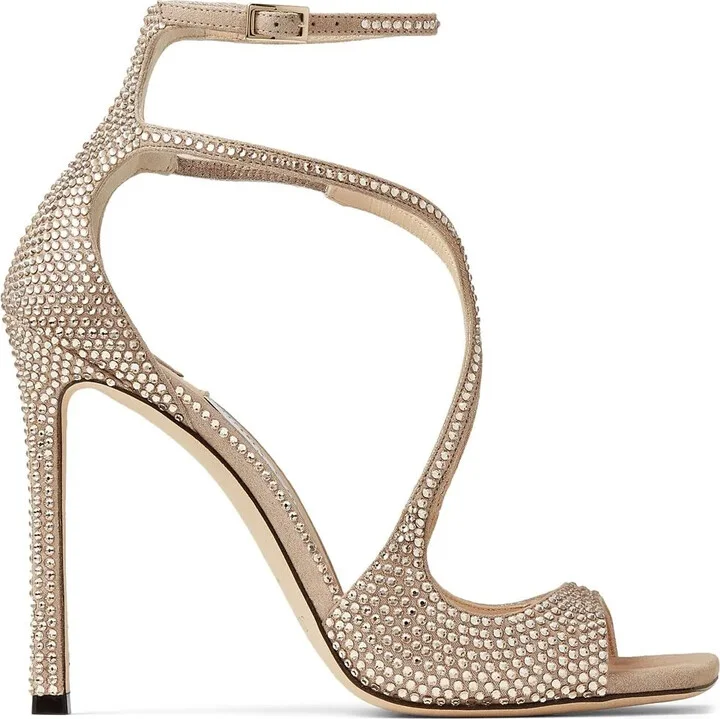 Azia 95mm crystal-embellished sandals