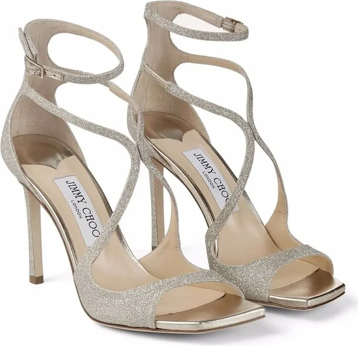 Azia 95mm glitter sandals - Image 2