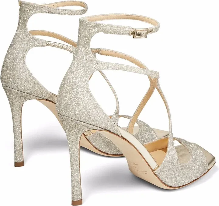 Azia 95mm glitter sandals - Image 3