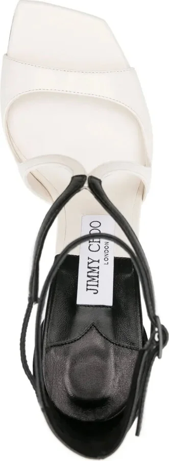 Azia 95mm leather sandals - Image 4