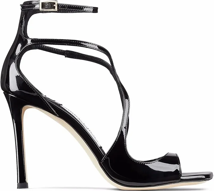 Azia 95mm square-toe sandals