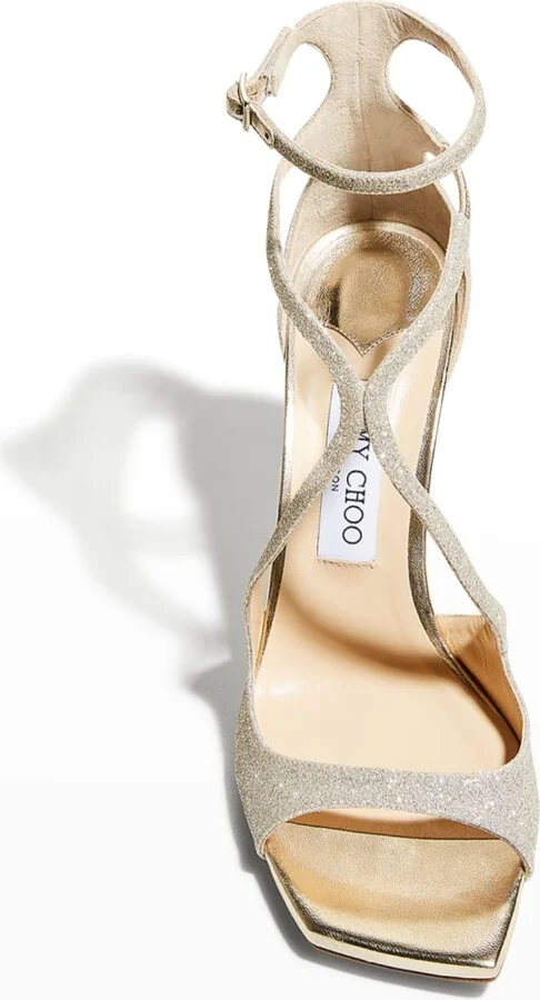 Azia Glitter Ankle-Strap Sandals - Image 6