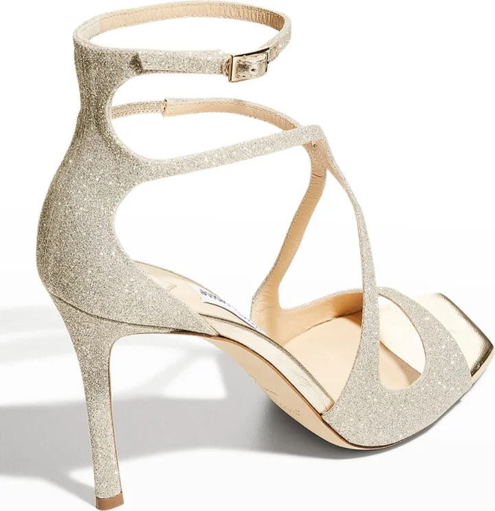 Azia Glitter Ankle-Strap Sandals - Image 7