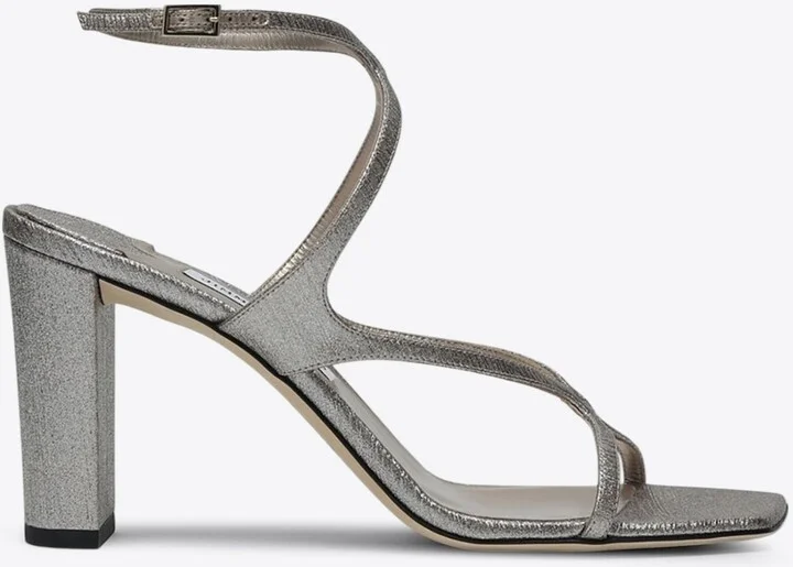 Azie 85 Metallic Leather Sandals