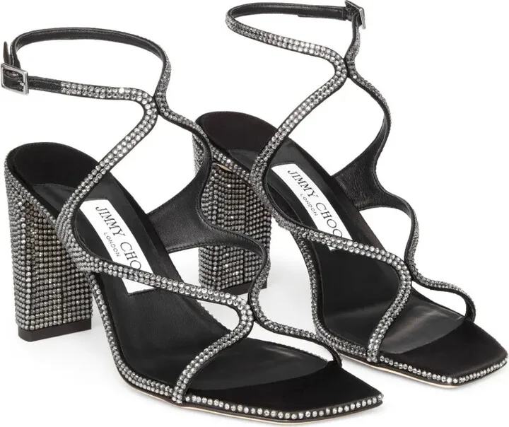 Azie 85mm crystal sandals - Image 2
