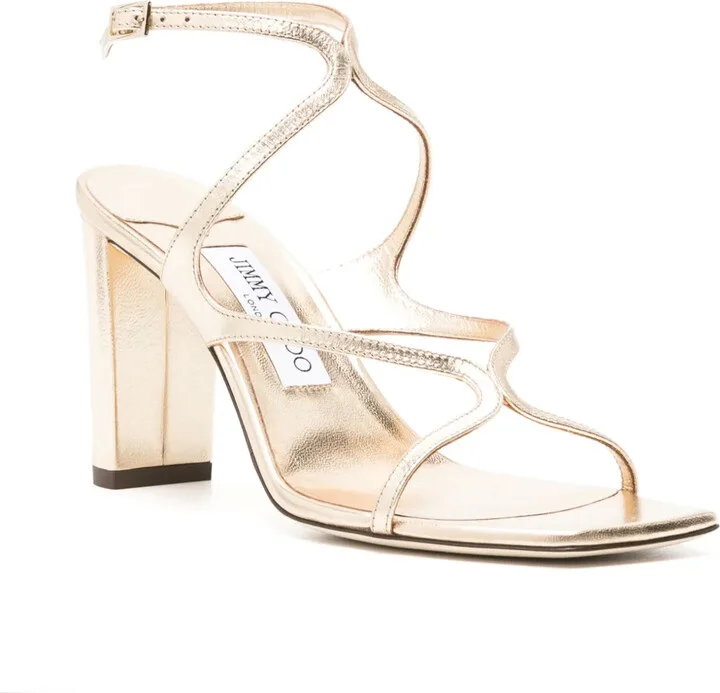 Azie 85mm metallic sandals - Image 2