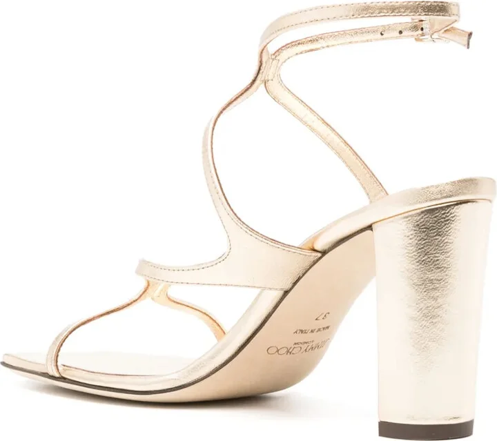 Azie 85mm metallic sandals - Image 3