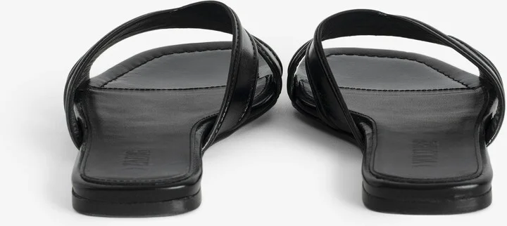 Azora Leather Sandal Mules - Image 2