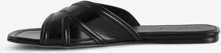 Azora Leather Sandal Mules - Image 3