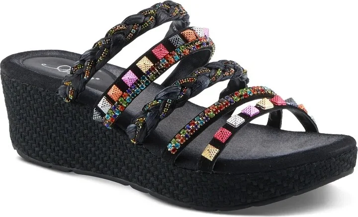 Azura Shinychic Wedge Sandal