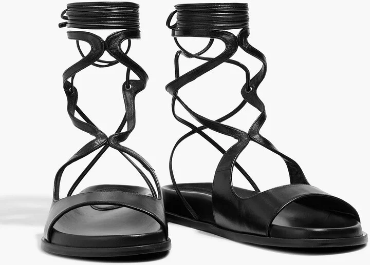 Azure leather sandals - Image 2