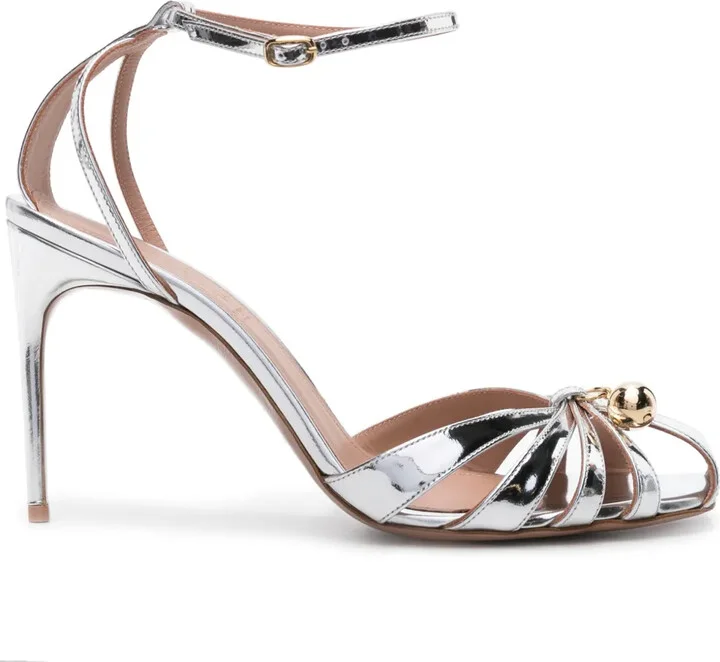 Azzurra 90mm metallic sandals