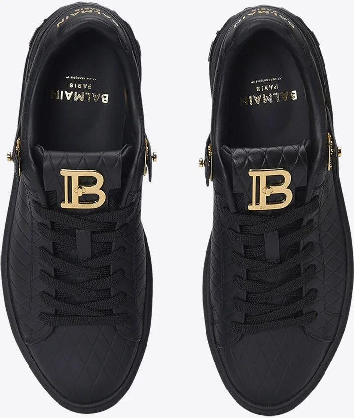 B-Court B-Buzz Sneakers in Embossed Calfskin - Image 2