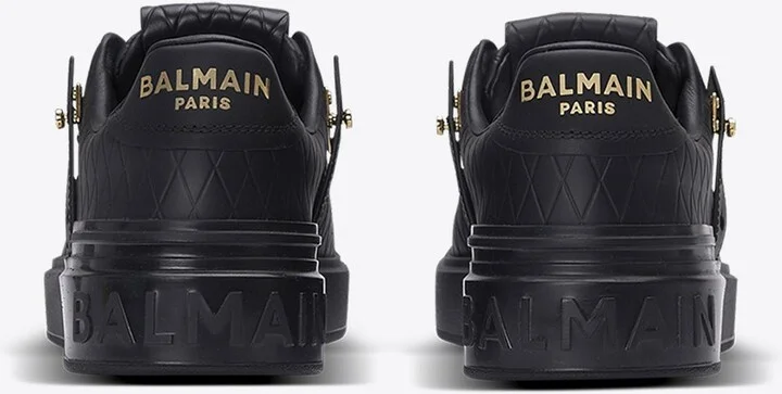 B-Court B-Buzz Sneakers in Embossed Calfskin - Image 3