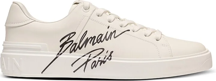 B Court Balmain Paris Low Top Sneakers