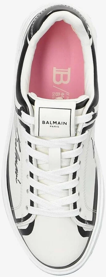 B-Court Leather Low-Top Sneakers - Image 3