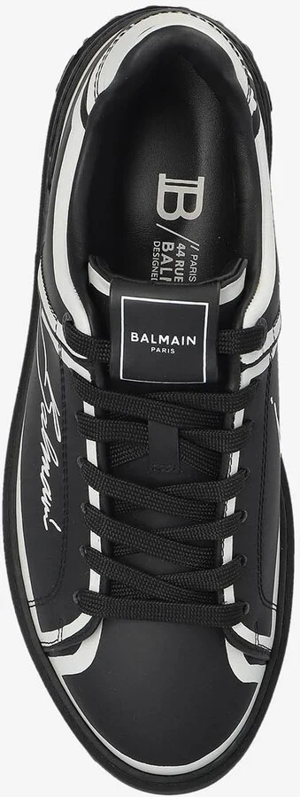 B-Court Leather Low-Top Sneakers - Image 3