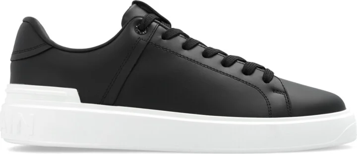 ‘B-Court’ Leather Sneakers, , - Black