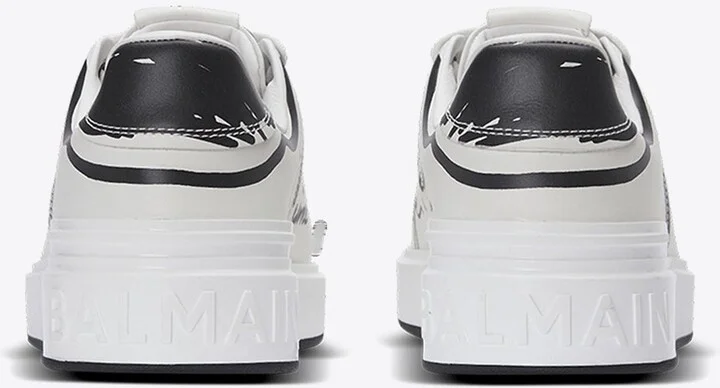 B-Court Love Lettering Print Low-Top Sneakers - Image 3