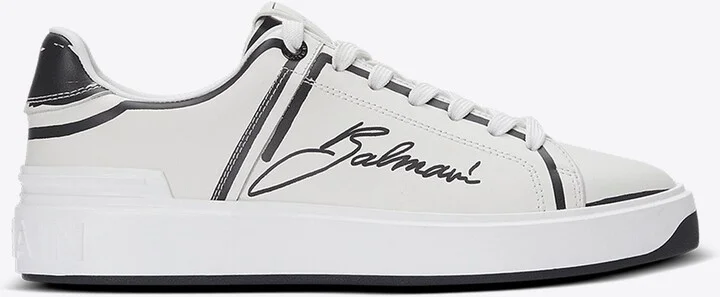 B-Court Love Lettering Print Low-Top Sneakers