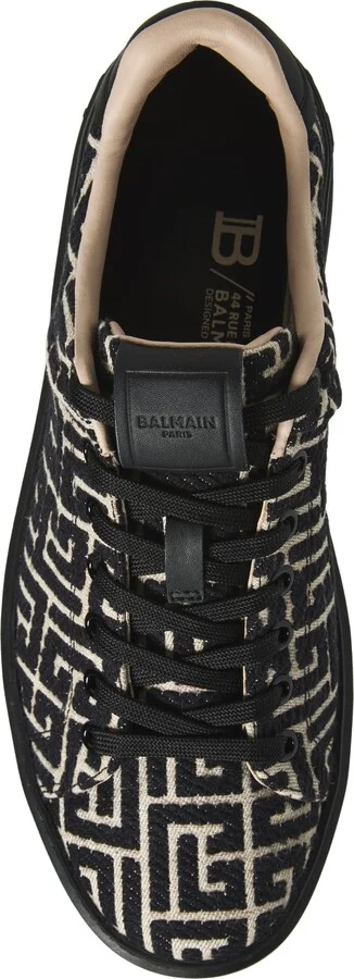 B-Court Monogram Jacquard Low Top Sneaker - Image 5