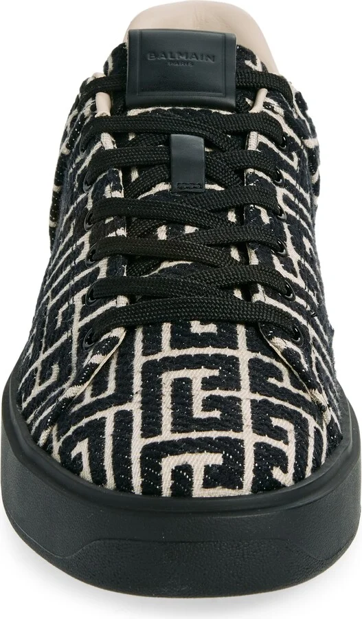 B-Court Monogram Low Top Sneaker - Image 5