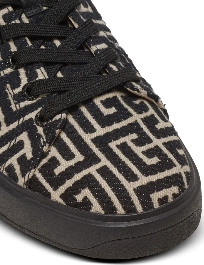 B-Court Monogram Low Top Sneaker - Image 9