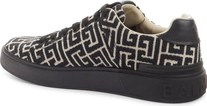 B-Court Monogram Low Top Sneaker - Image 2