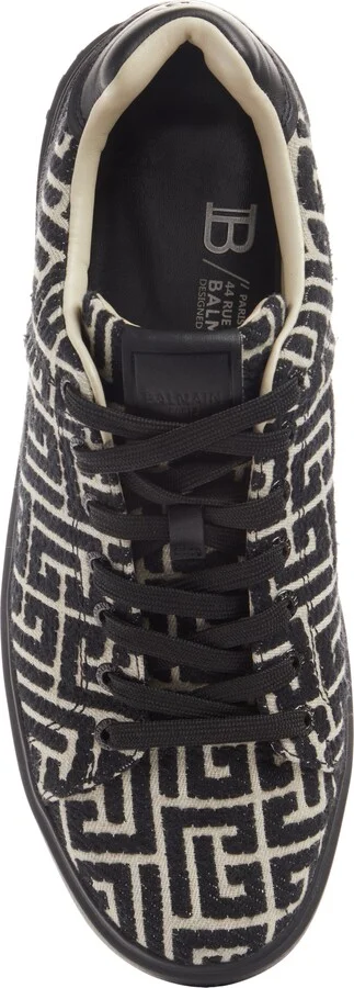 B-Court Monogram Low Top Sneaker - Image 4