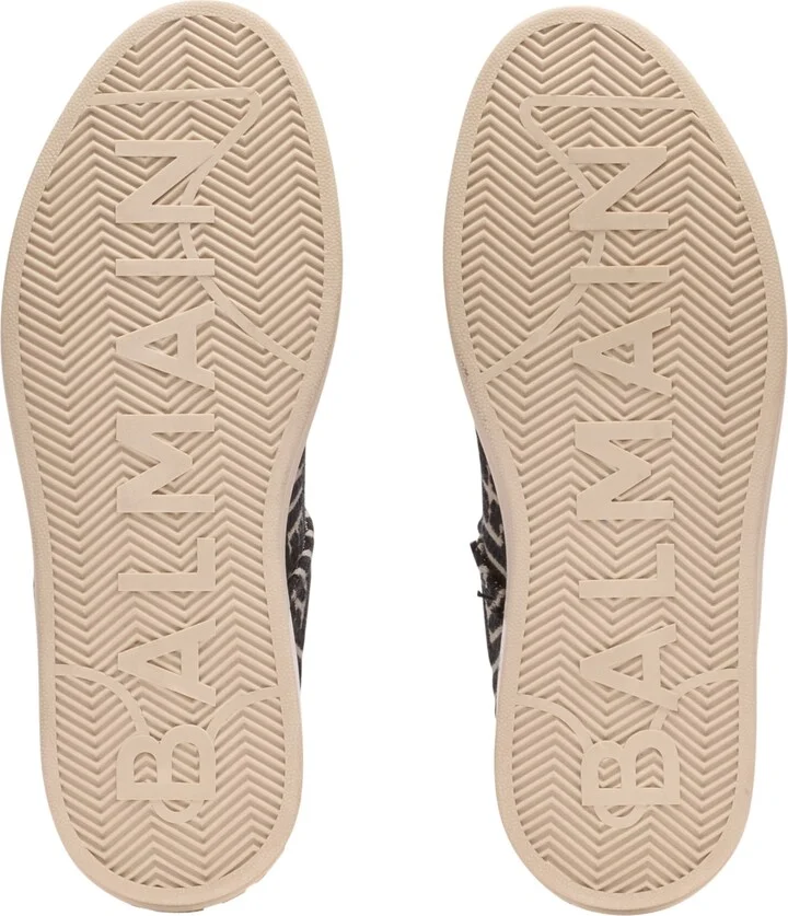 B-Court Monogrammed Canvas Trainers - Image 6