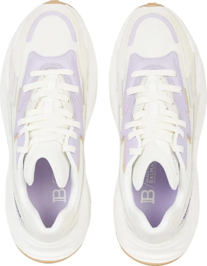 B-DR4G0N panelled lace-up sneakers - Image 4