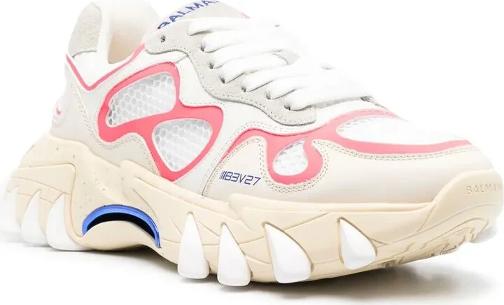 B-East panelled lace-up sneakers - Image 2