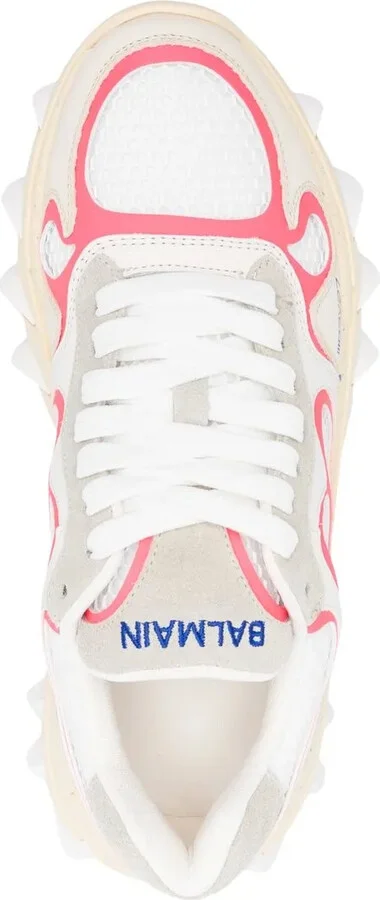 B-East panelled lace-up sneakers - Image 4