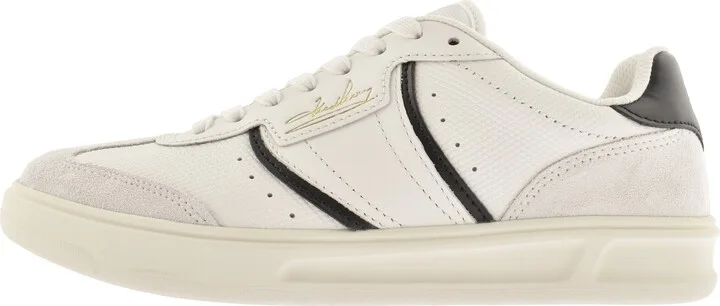 B4 Leather Trainers Snow White